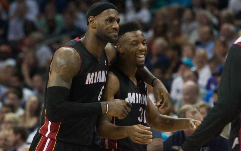 LeBron James in Norris Cole