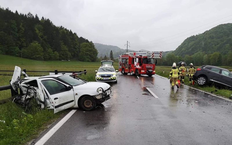 prometna nesreča pri litiji