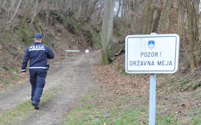 policist, policija, državna meja