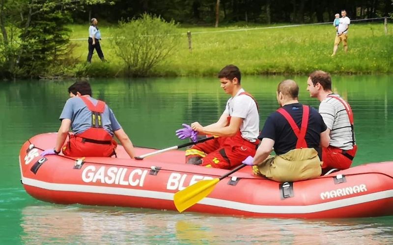 jezero kreda, gasilci, pogrešana oseba