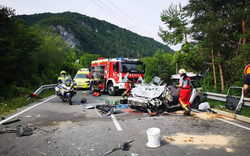 avtodom, prometna nesreča, bohinjska bela