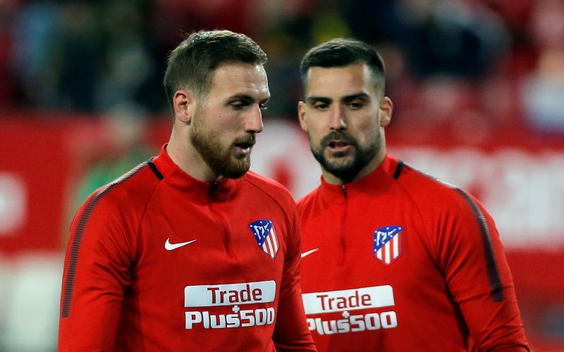 Jan Oblak in Miguel Moya