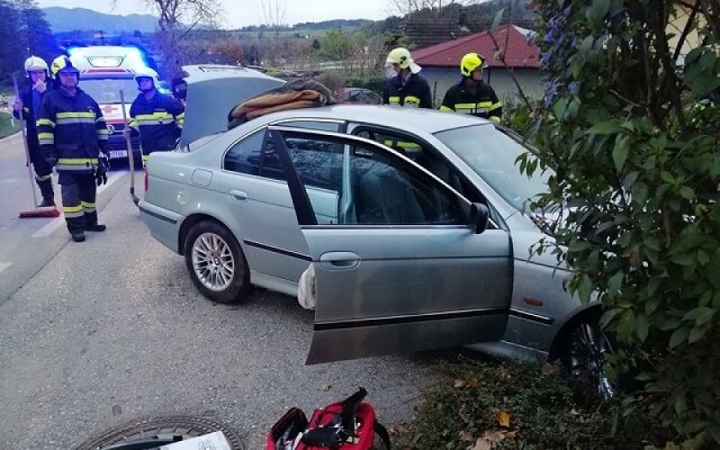 bmw, prometna nesreča, Škocjan v Podjuni