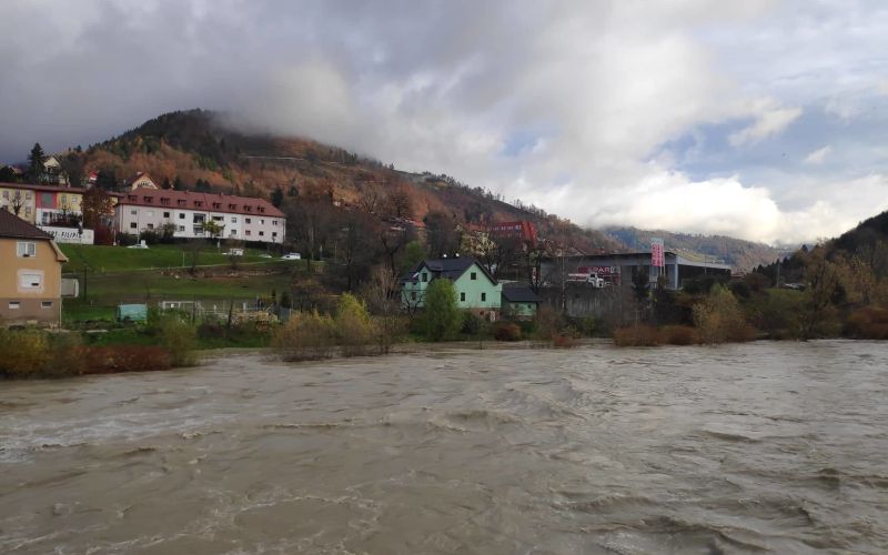 drava, dravograd, poplave, dravograjski-most, 18.-11.-2019