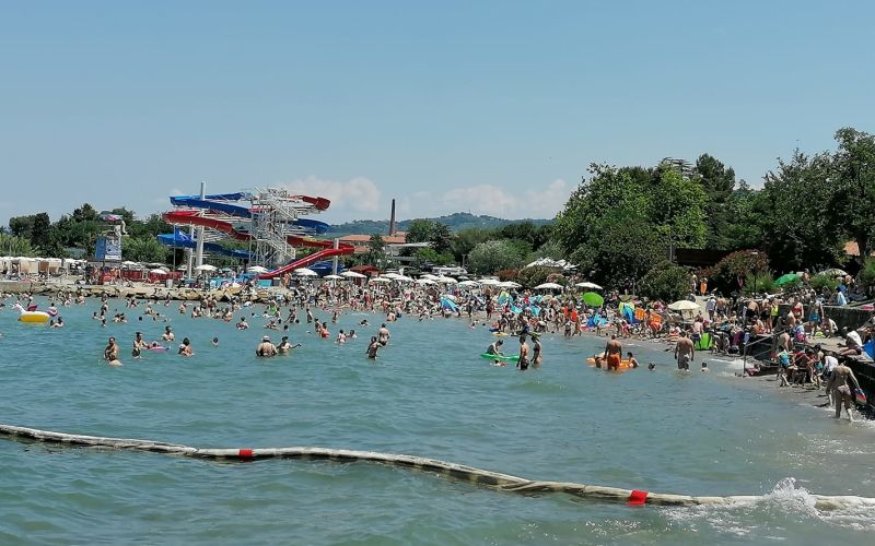 izola, plaža