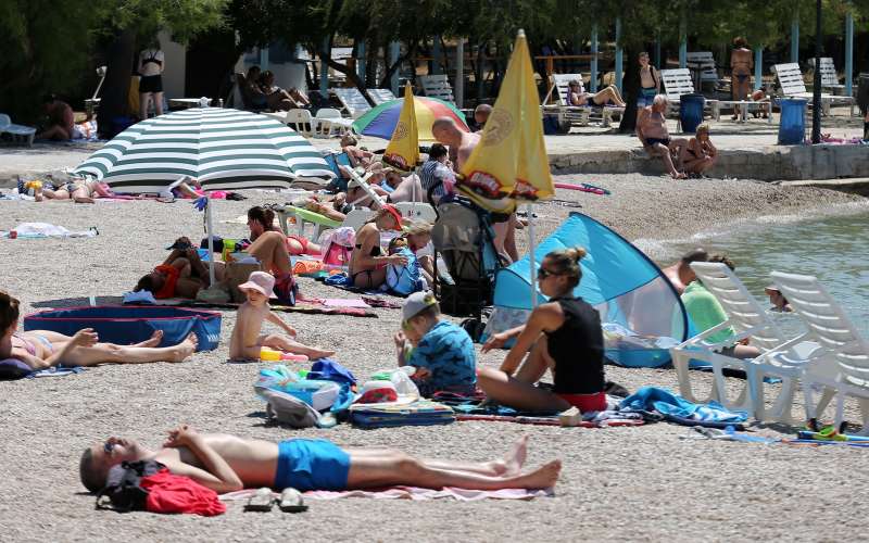 Vodice, hrvaška plaža