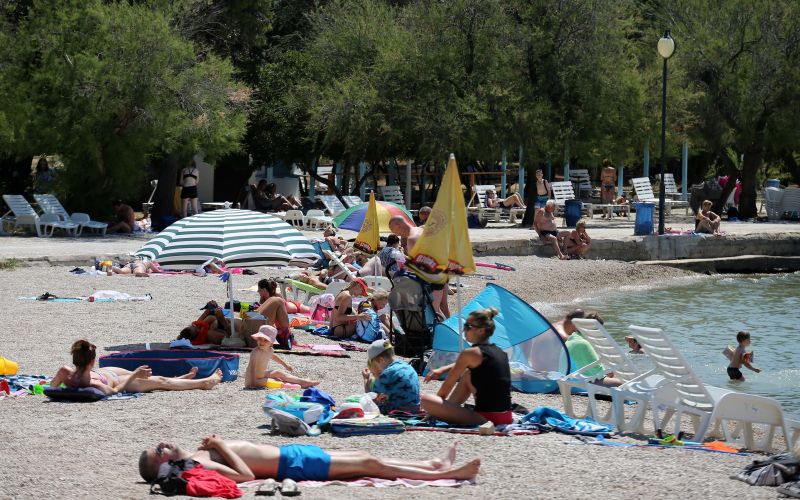 Vodice, hrvaška plaža