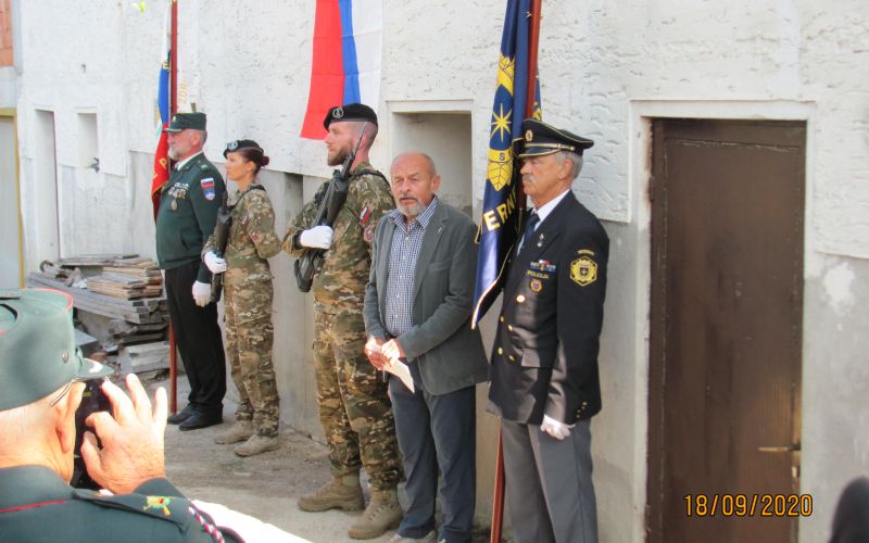 Proslava 30. obletnice Manevrske strukture narodne zaščite v Drežnici