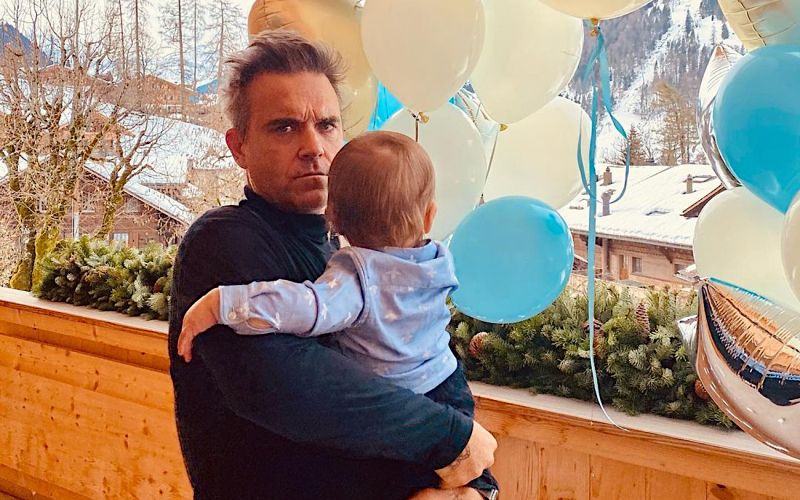 Robbie Williams in Ayda Field
