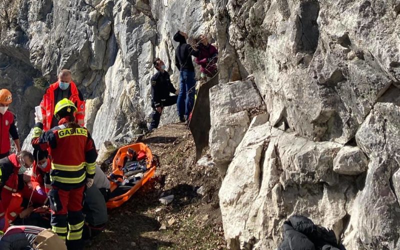 plezalna stena, plezališče strug, idrijska bela