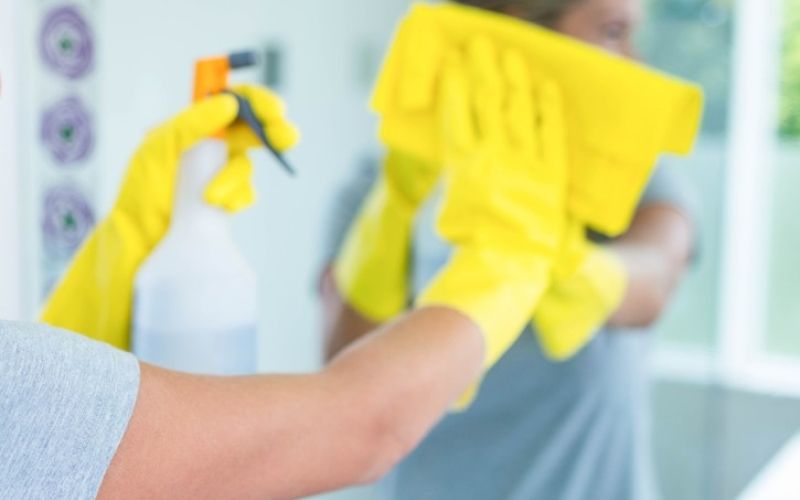 ogledalo, čiščenje