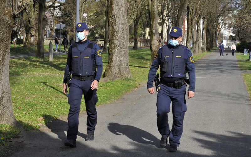 murska-sobota, policija, kontrola-covid-ukrepov