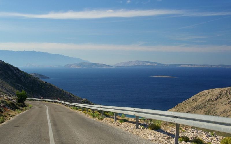 krk, baška, cesta