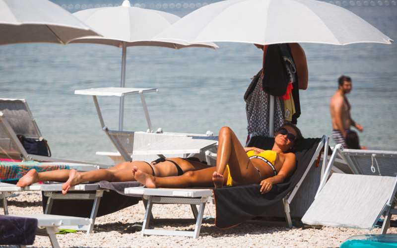 zrče, hrvaška, plaža