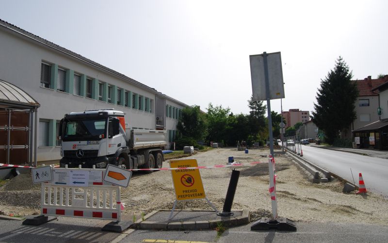 zdrastveni-dom, murska-sobota, gradnja-parkirišča