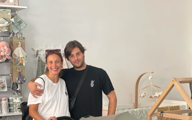 Anja Drnovšek, Dario Nožić Serini, nosečnost