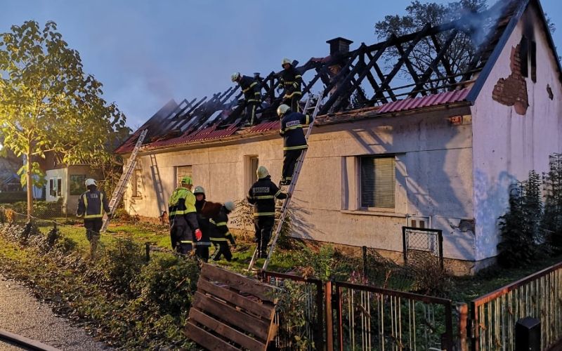 požar, skakovci, kronika, hiša, ostrešje