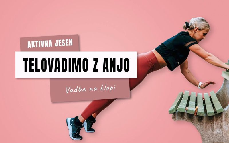 Telovadimo z Anjo, vadba na klopi