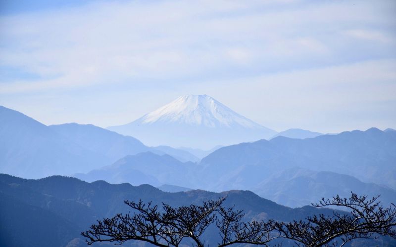 Gora in vulkan Fuji