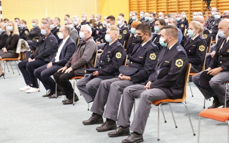 podelitev medalj za hrabrost in požrtvovalnost, policija