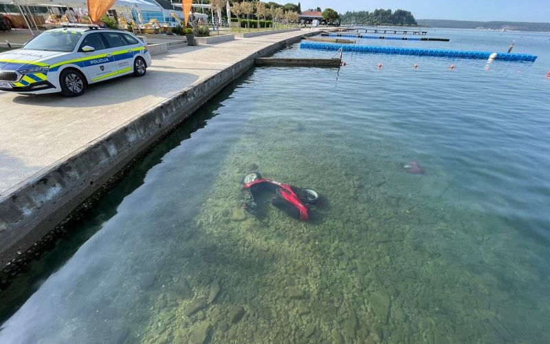 skuter, morje, portorož