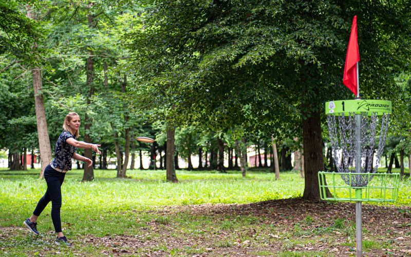 disk-golf, dvorec-rakičan, park-rakičan, otvoritev