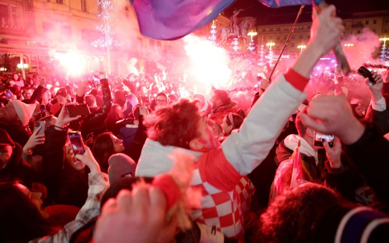 zagreb navijaci slavje