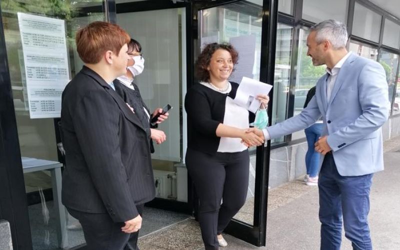 Minister Cigler Krajnc na obisku