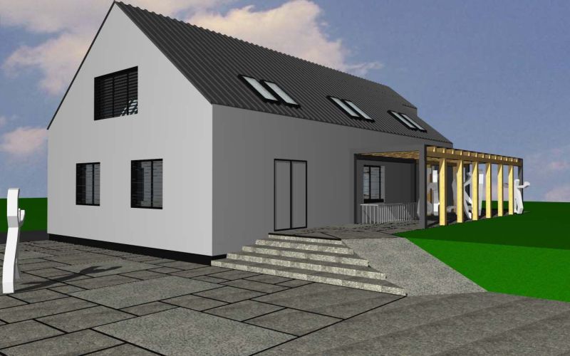 Vila rožle po obnovi druga stran