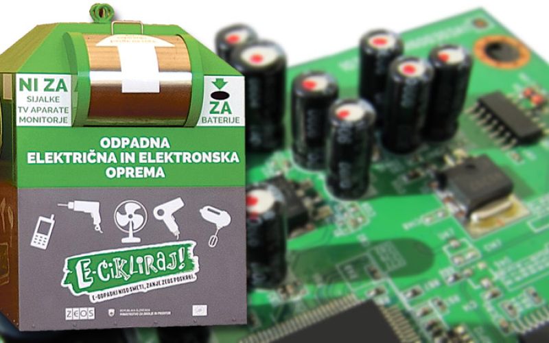 e-odpadek, elektronski odpadek, baterija