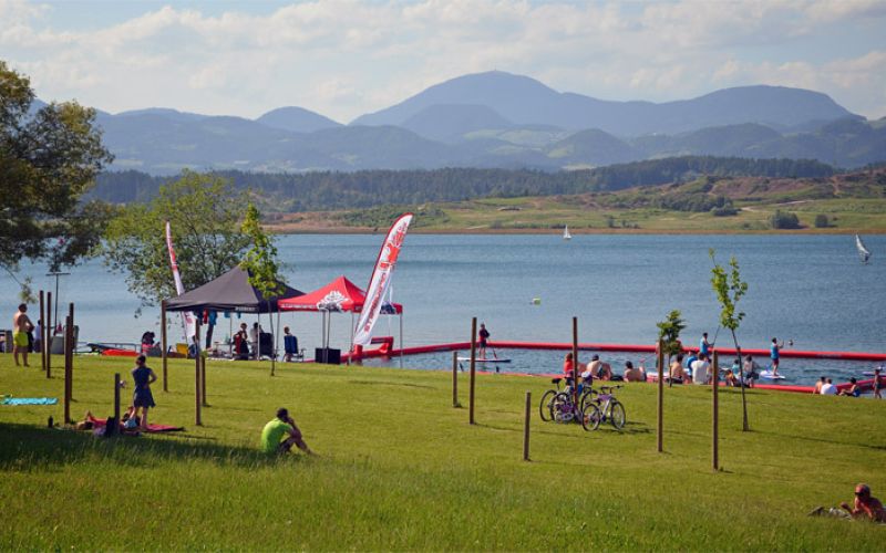 velenje, plaža, kopanje, vročina, poletje, sonce