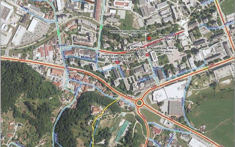 karta Prešernova zapora M