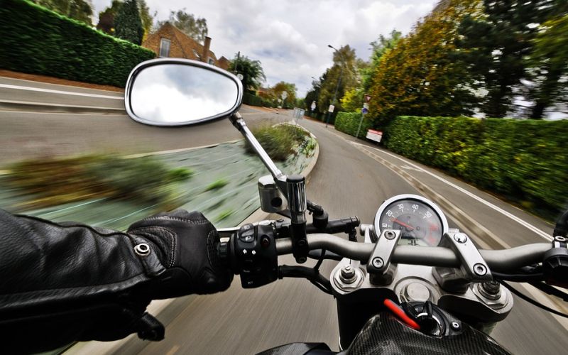 motor, motocikel