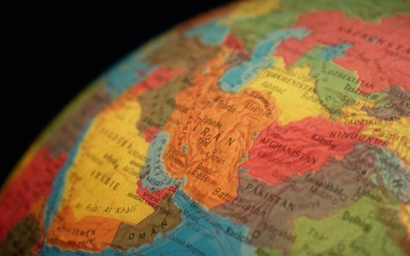 globus-iran-afganistan-zemljevid