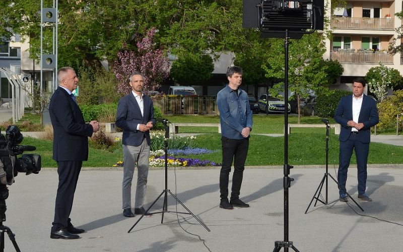 Zdravko Počivalšek, Janez Cigler Kralj, Žan Zeba, Peter Dermol