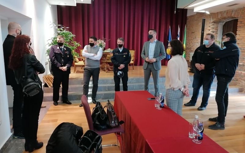 Sprejem za Brcarja in Udarnik