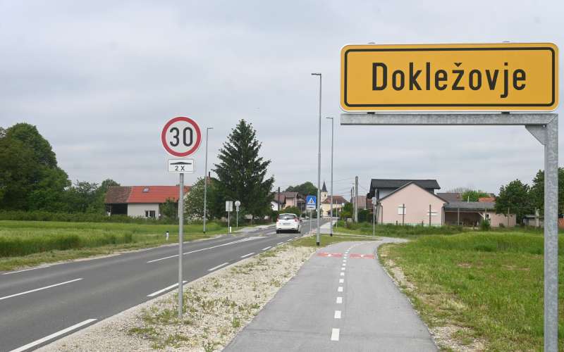 dokležovje, ležeči-policaji, umirjanje-prometa, ovira