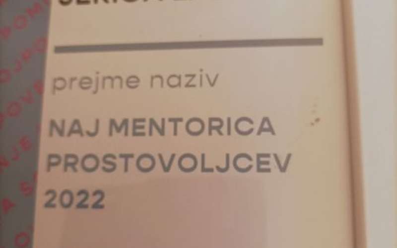 Jerica Laznik prostovoljstvo