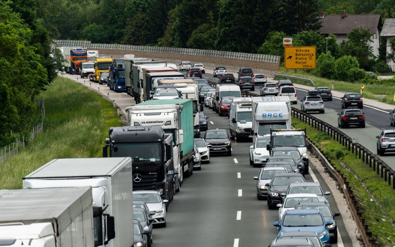 zastoj, primorska, avtocesta