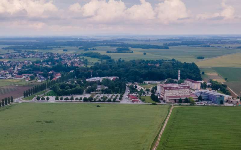 simbolična, dron, murska-sobota, južna-obvoznica, drevored, krožišče, cesta, polja, sbms, bolnišnica