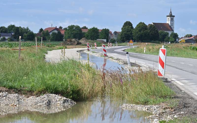 dobrovnik, gradnja-kolesarske-steze-v-dobrovniku.