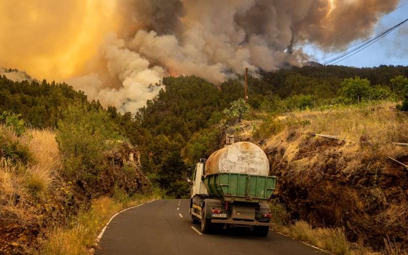 La Palma, požar