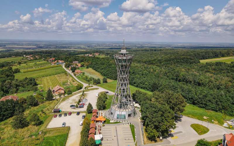 simbolična, dron, lendava, vinarium, razgledni-stolp, gorice, vinogradi