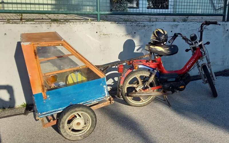 vrtec, prikolica, domača izdelava