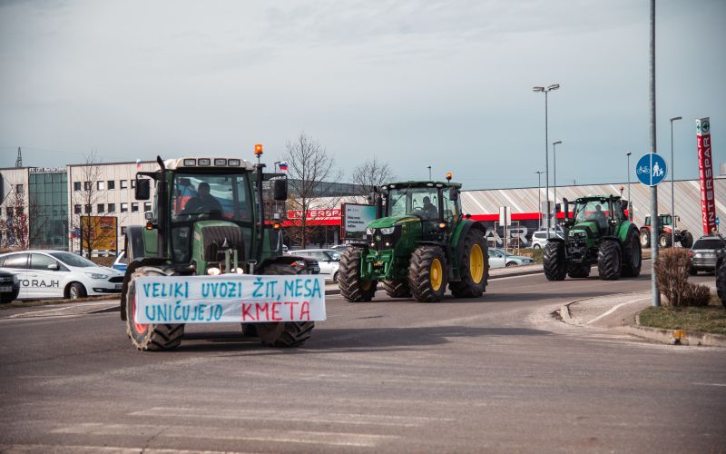 protest, kmeti, pomurje, kmetov, traktoristi, kmetje, kmetijstvo