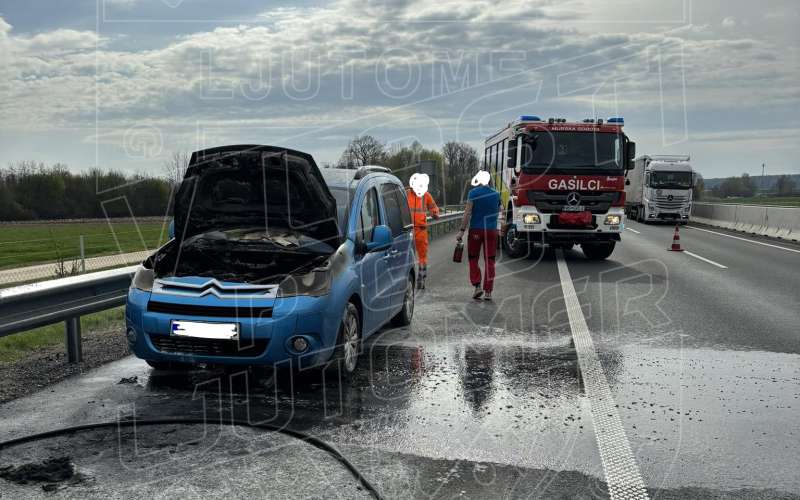 avtocesta, požar