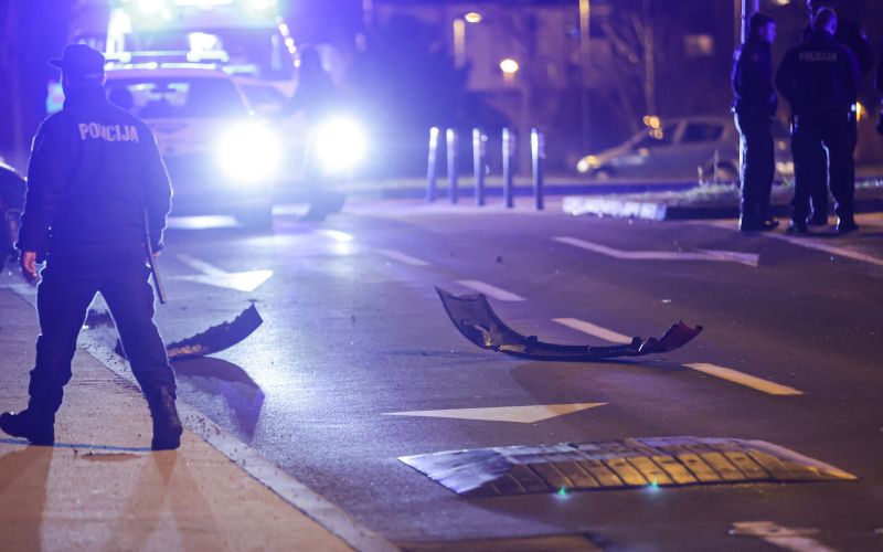 hrvaška policija, prometna nesreča