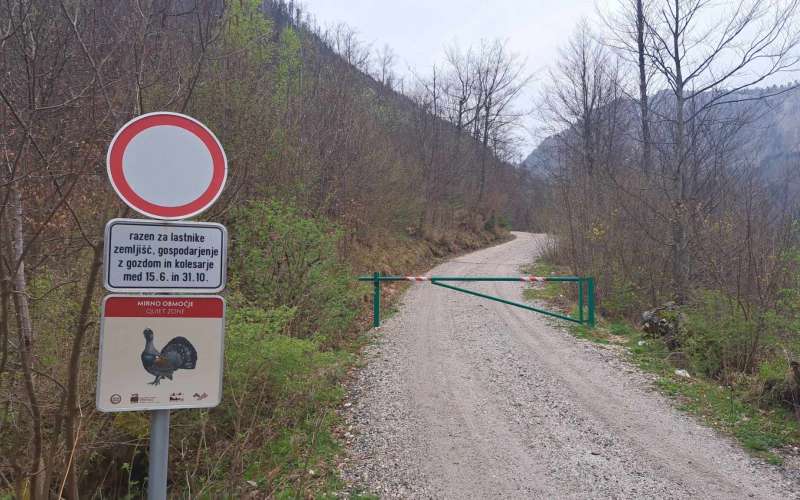 prepoved triglavski narodni park cesta kolesarji