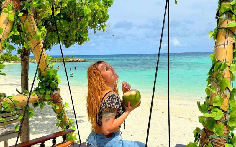 Nika Zorjan uživa na sanjskih Maldivih