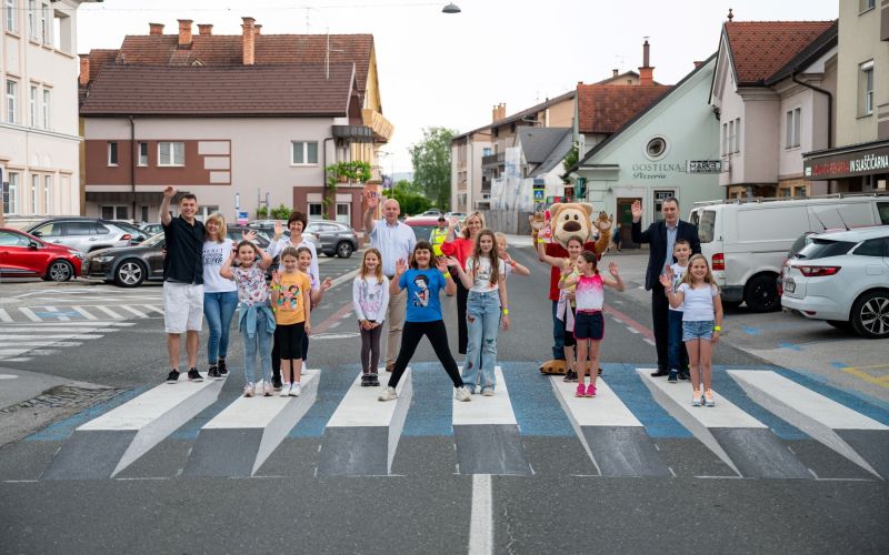 Otvoritev 3D zebre v Trebnjem